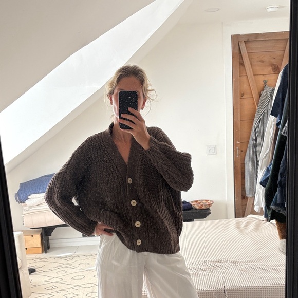 cardigan no19 oak Babaa - Picture 3 of 6